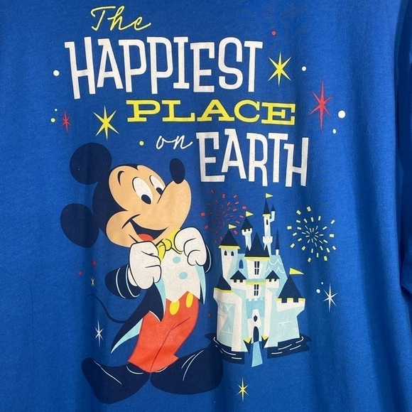 Disney Anniversary T-Shirt Blue XL - Picture 3 of 5